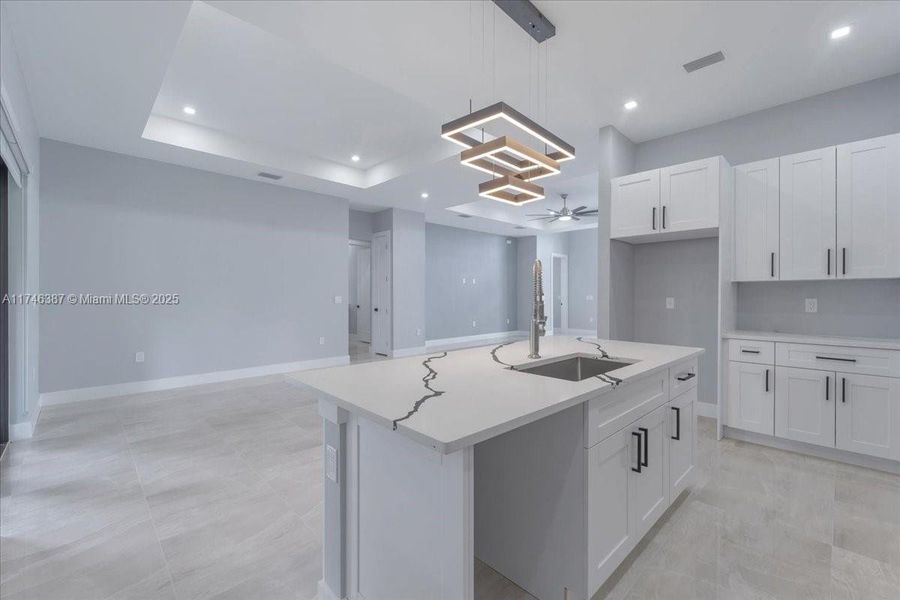 Furnished interior view inside a new home in , Lehigh Acres (Image 2).
