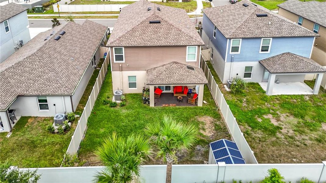 Exterior details and patio area of a home in Two Rivers, Zephyrhills (Image 30).