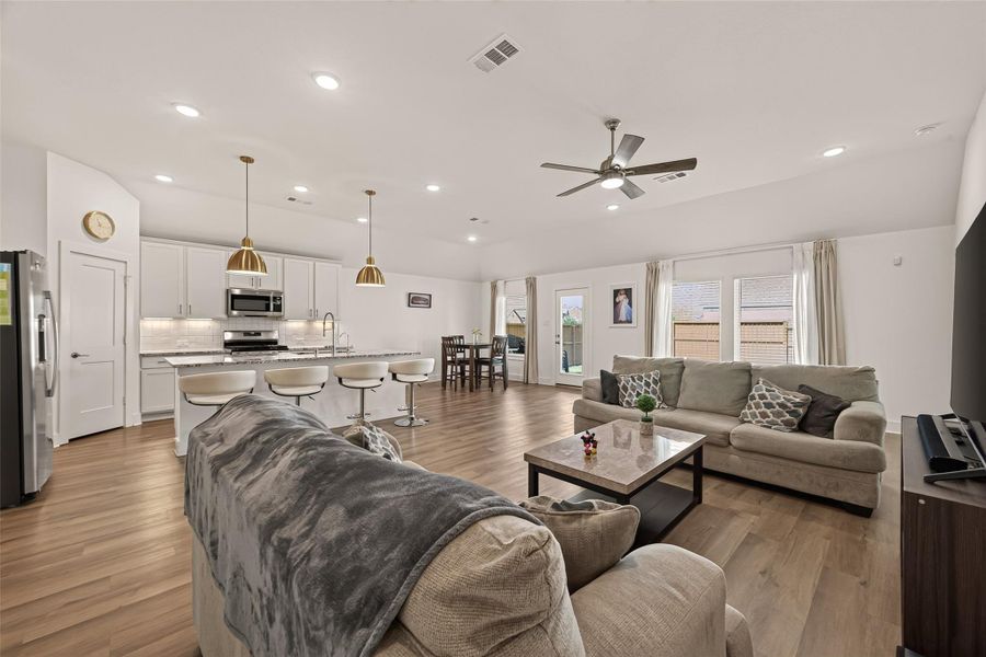 Furnished interior view inside a new home in Marvida, Cypress (Image 5). Furnished interior view inside a new home in Marvida, Cypress (Image 5).