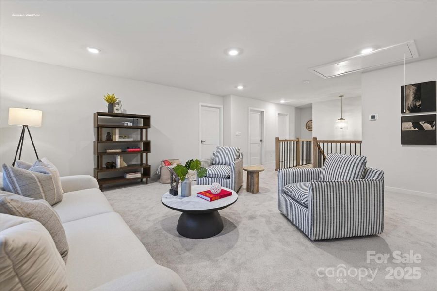 Furnished interior view inside a new home in Sanctuary at Southgate, Indian Trail (Image 4).