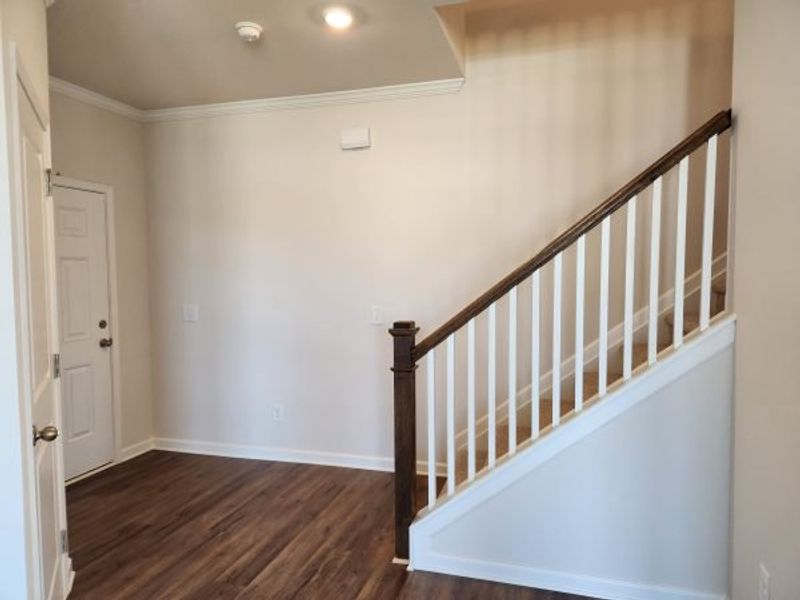 Representative unfurnished interior of a home built from the Springdale Townhome by Piedmont Residential in The Retreat at Browns Ridge, Newnan (Image 23).
