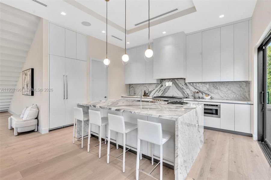 Furnished interior view inside a new home in , Surfside (Image 16).