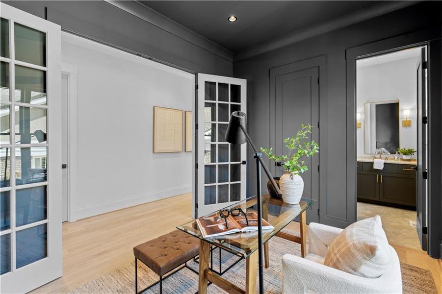 Furnished interior view inside a new home in , Atlanta (Image 11).