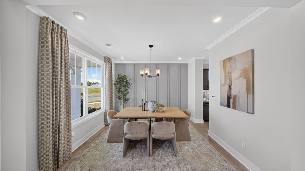 Furnished interior view inside a new home in Westport, York (Image 7).