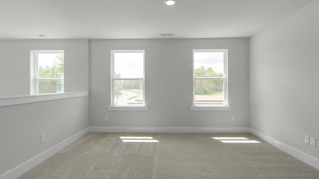 Spacious, unfurnished interior of a new home in Indigo Preserve Townhomes, Leland (Image 34).