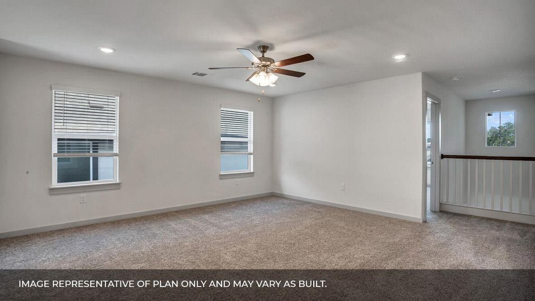 Spacious, unfurnished interior of a new home in Rosenbusch Ranch, Leander (Image 14). Spacious, unfurnished interior of a new home in Rosenbusch Ranch, Leander (Image 14).