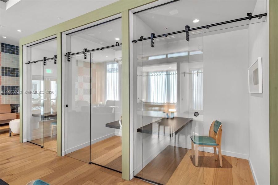 Furnished interior view inside a new home in , Miami (Image 10).