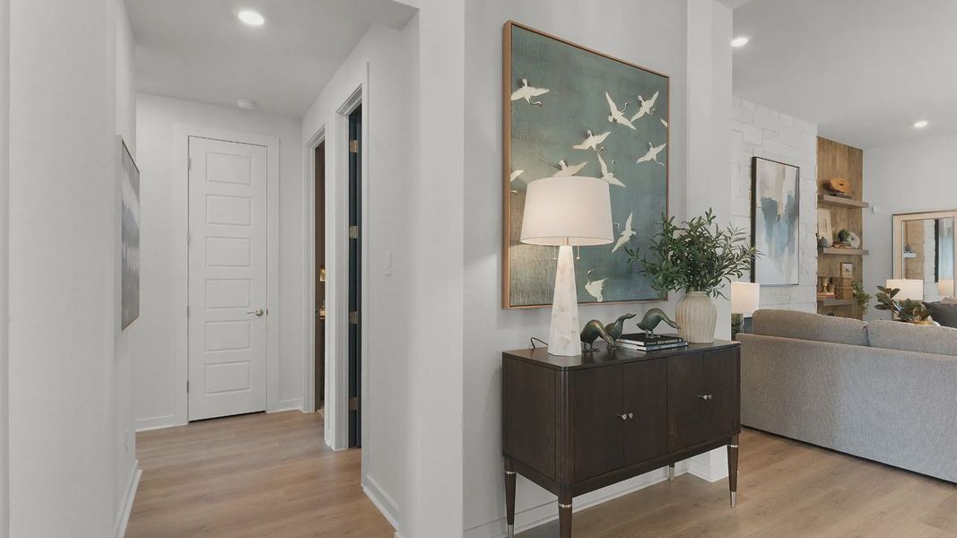 Furnished interior view inside a new home in Newhaven, Manor (Image 5).