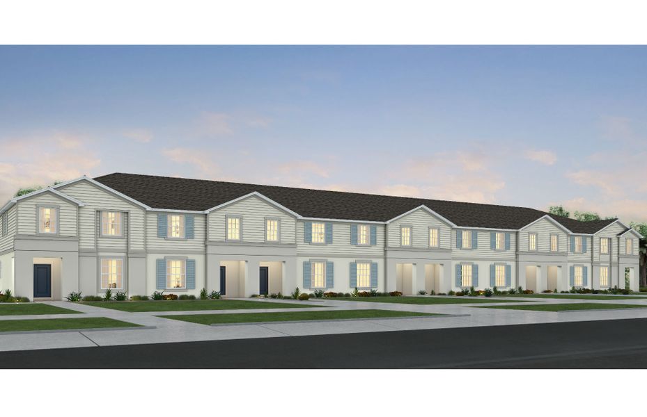 Image 3 representing the Castaway - End by Pulte Homes in Windsor Island Resort, Davenport, FL.