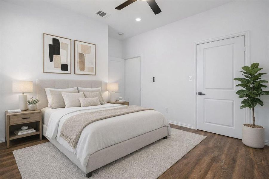 Furnished interior view inside a new home in , Celeste (Image 11).