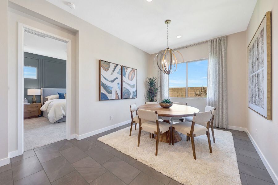 Representative furnished interior of a home built from the Cobalt by Mattamy Homes in Landmarke, Queen Creek (Image 18).