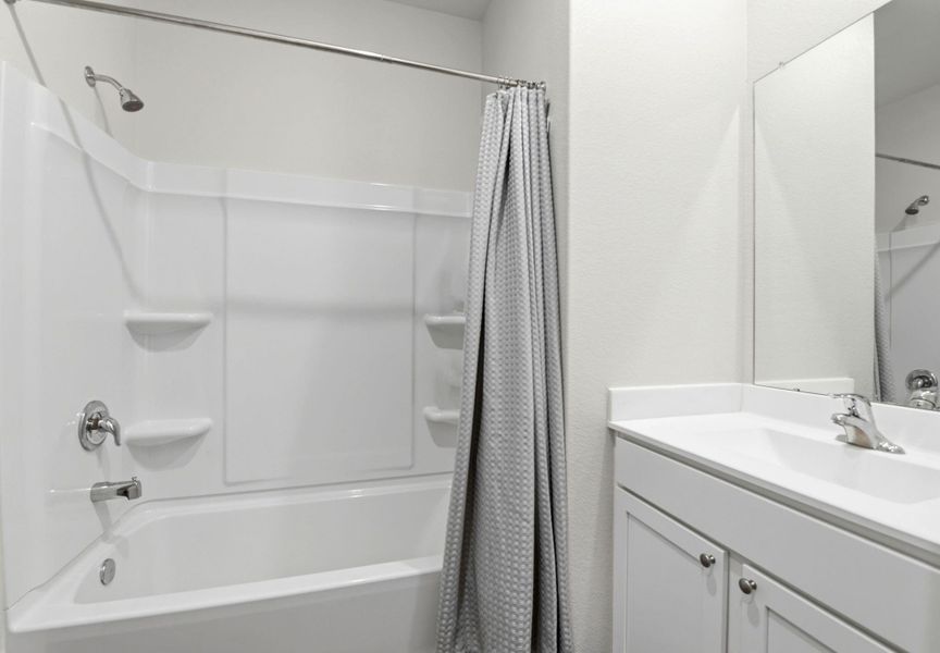 Furnished interior view inside a new home in Vacek Country Meadows, Richmond (Image 33).