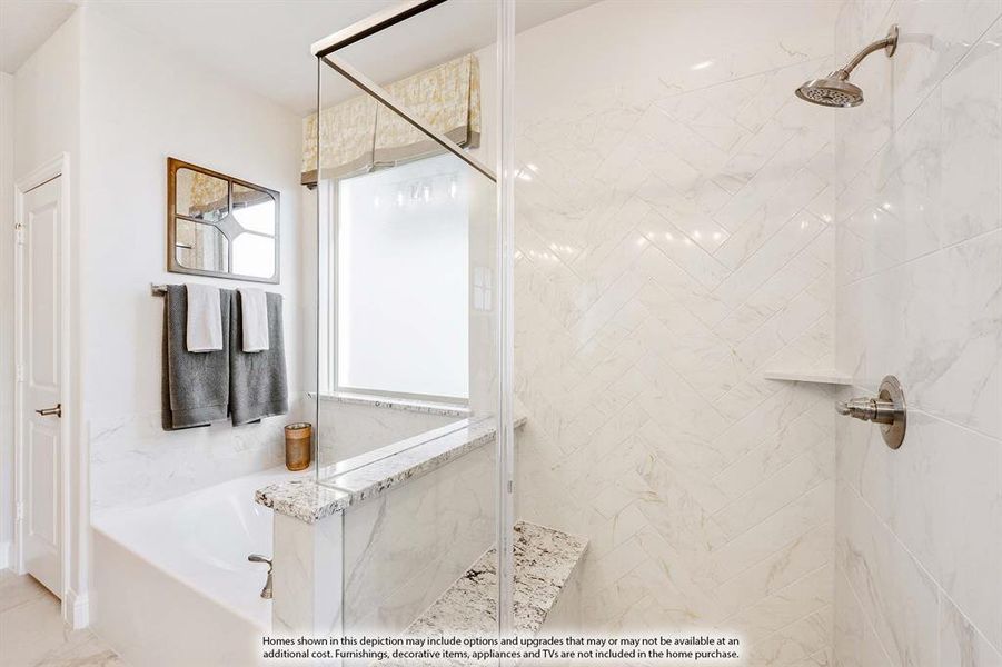 Furnished interior view inside a new home in Woodstone, Providence Village (Image 23).