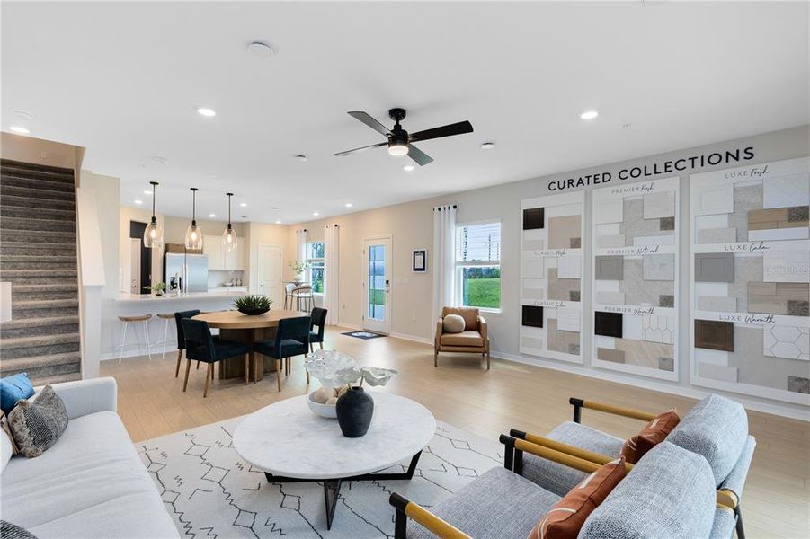 Furnished interior view inside a new home in , Sanford (Image 13).
