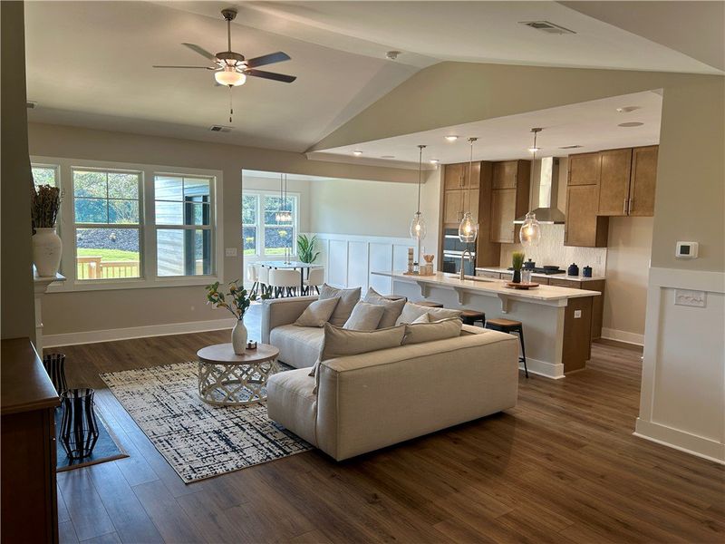 Furnished interior view inside a new home in Cross Creek Golf Club, Seneca (Image 7).