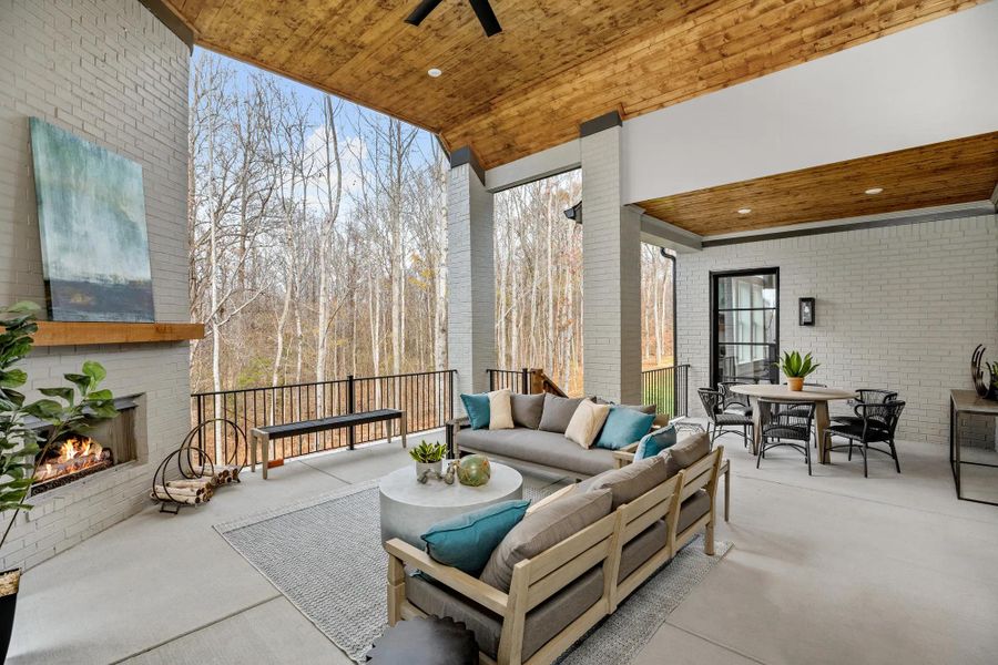 The Elmsdale Outdoor Living Area