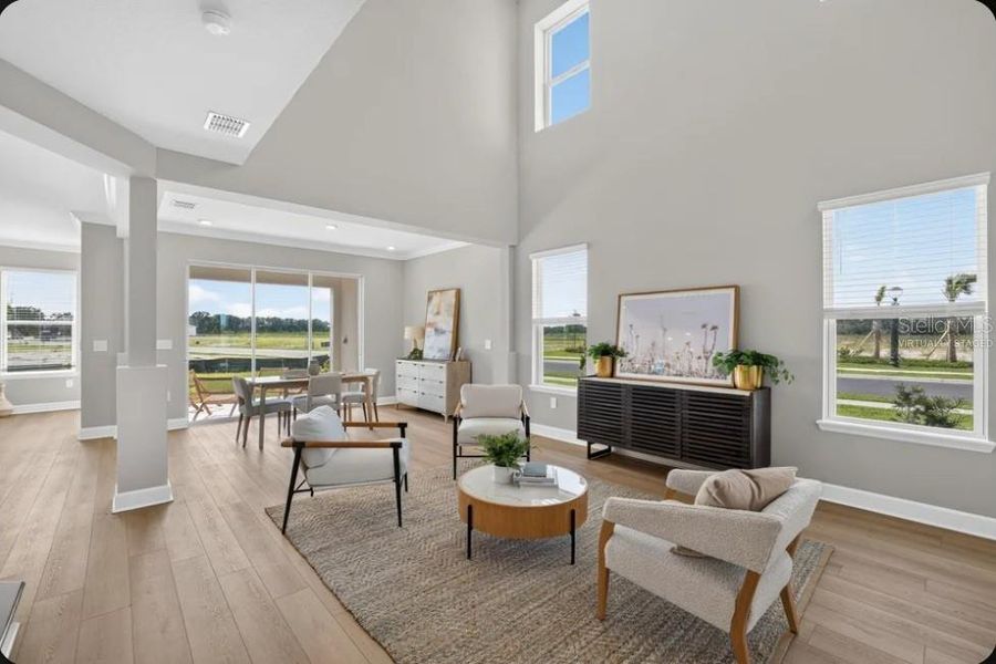 Furnished interior view inside a new home in Center Lake Ranch Community Group Page, St. Cloud (Image 7).