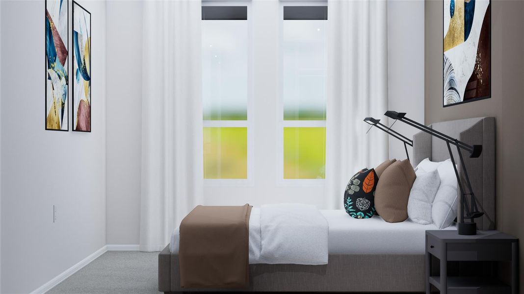 Furnished interior view inside a new home in Anniston, Katy (Image 15). Furnished interior view inside a new home in Anniston, Katy (Image 15).