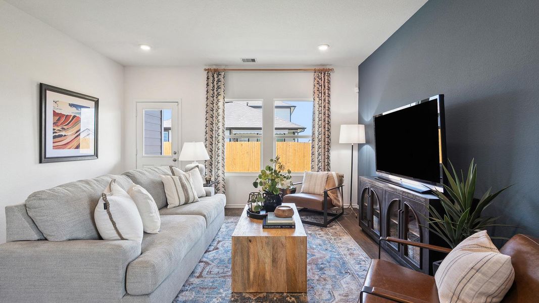 Furnished interior view inside a new home in Talavera, Kyle (Image 14). Furnished interior view inside a new home in Talavera, Kyle (Image 14).