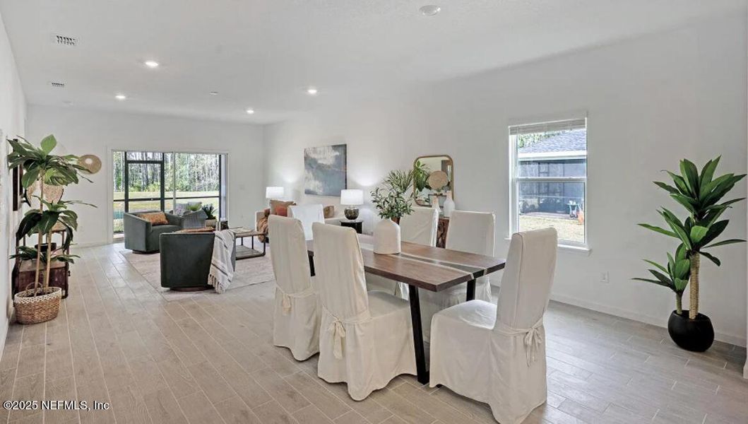 Furnished interior view inside a new home in Edenbrooke at Hyland Trail | 55+: Edenbrooke at Hyland Trail 50s, Green Cove Springs (Image 17). Furnished interior view inside a new home in Edenbrooke at Hyland Trail | 55+: Edenbrooke at Hyland Trail 50s, Green Cove Springs (Image 17).