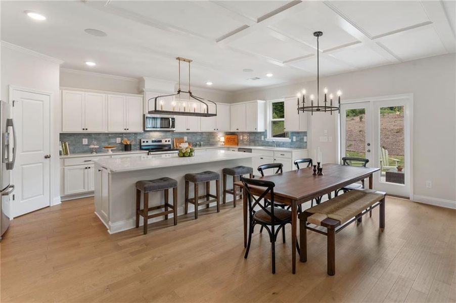Furnished interior view inside a new home in , Buford (Image 29).