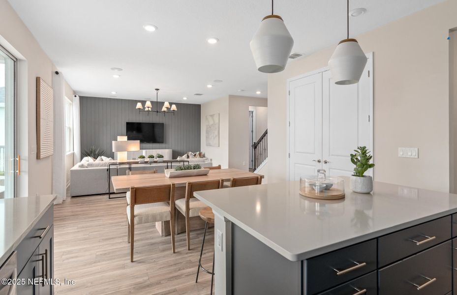 Furnished interior view inside a new home in Westerly Park at Wildlight, Yulee (Image 16).