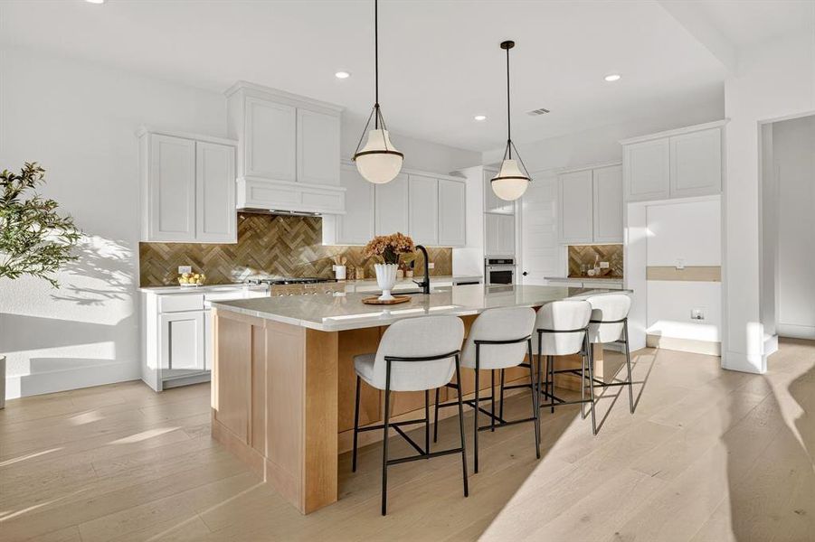 Furnished interior view inside a new home in The Grove, Fort Worth (Image 11).