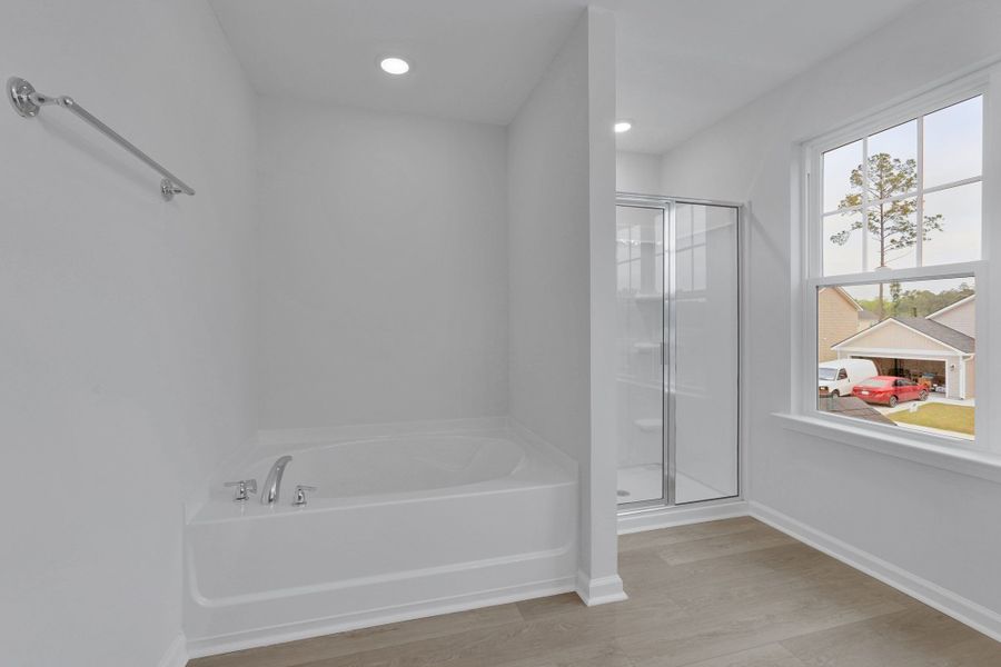 Representative furnished interior of a home built from the The Birch by Smith Family Homes in Lakeview Pines, Statesboro (Image 17).