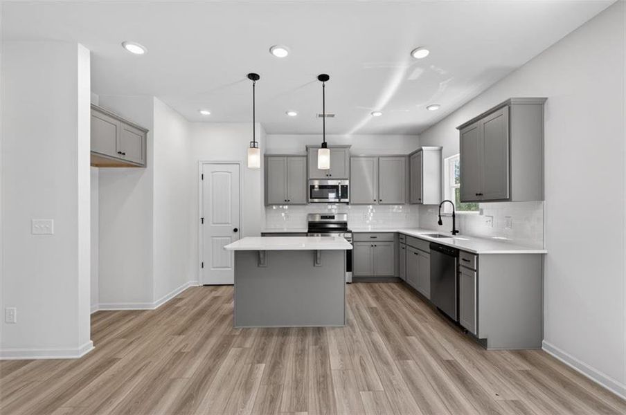 Furnished interior view inside a new home in Evergreen at Lakeside, Temple (Image 5).