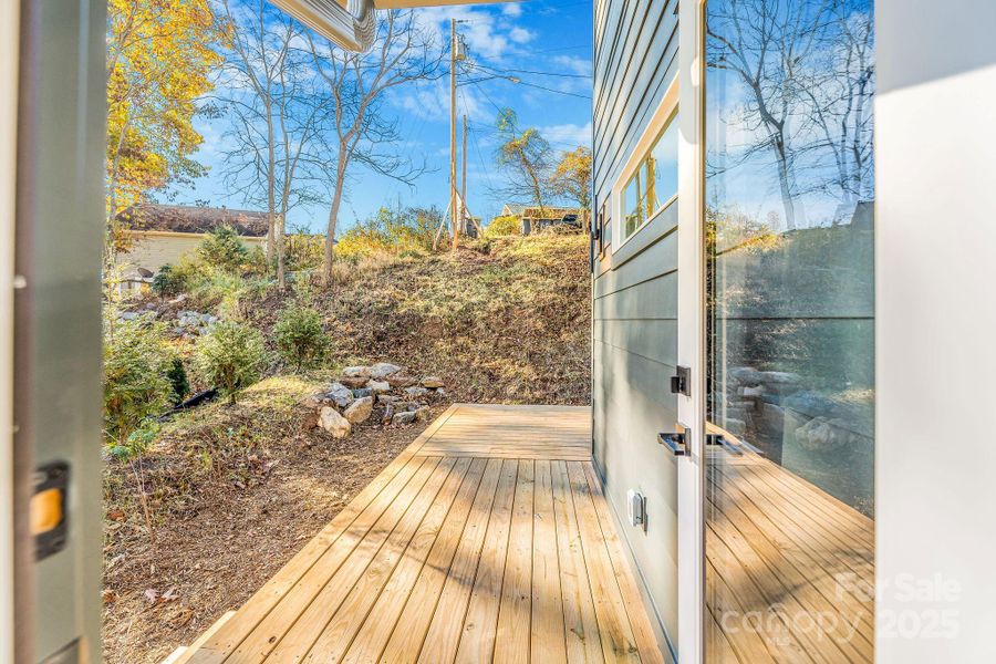 Back Deck and Fire Pit
