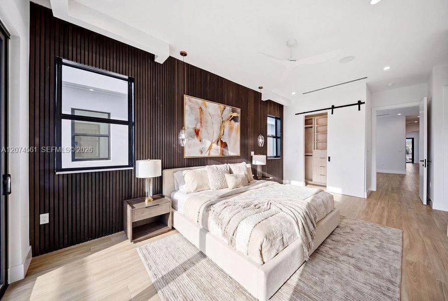 Furnished interior view inside a new home in , Fort Lauderdale (Image 48).