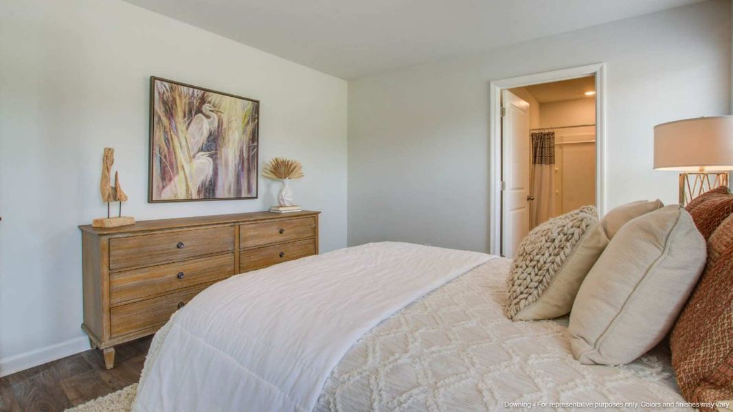 Representative furnished interior of a home built from the DOWNING by D.R. Horton in Carolina Groves, Moncks Corner (Image 13).