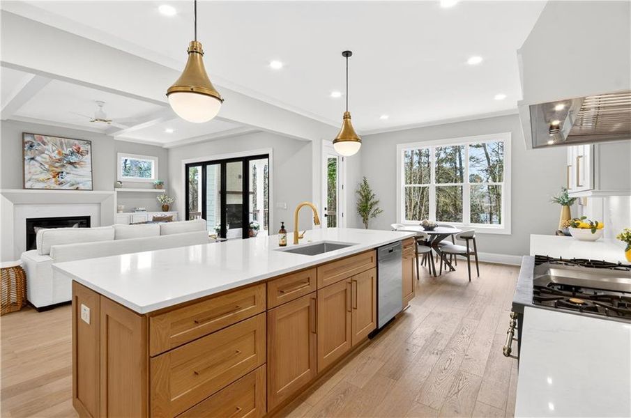 Furnished interior view inside a new home in , Atlanta (Image 33). Furnished interior view inside a new home in , Atlanta (Image 33).