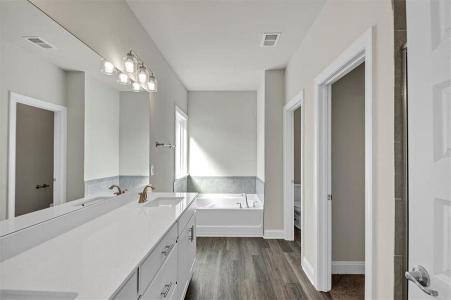 Furnished interior view inside a new home in Tuscany Hills, Douglasville (Image 16).