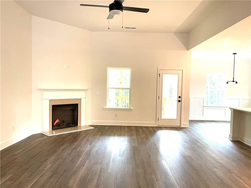 Spacious, unfurnished interior of a new home in The Fields of Walnut Creek, Pendergrass (Image 16). Spacious, unfurnished interior of a new home in The Fields of Walnut Creek, Pendergrass (Image 16).