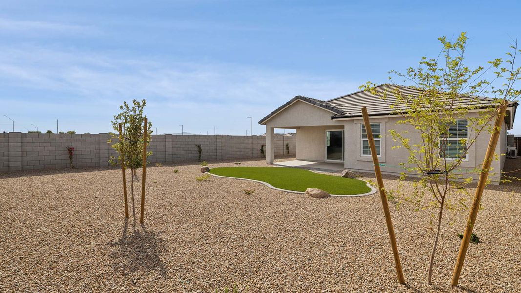 Exterior details and patio area of a home in Remington, Buckeye (Image 24).