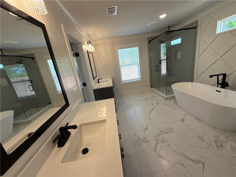 Furnished interior view inside a new home in , Lawrenceville (Image 18). Furnished interior view inside a new home in , Lawrenceville (Image 18).