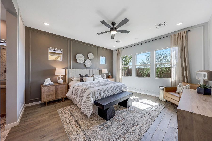 Furnished interior view inside a new home in Miravida, Surprise (Image 25). Furnished interior view inside a new home in Miravida, Surprise (Image 25).