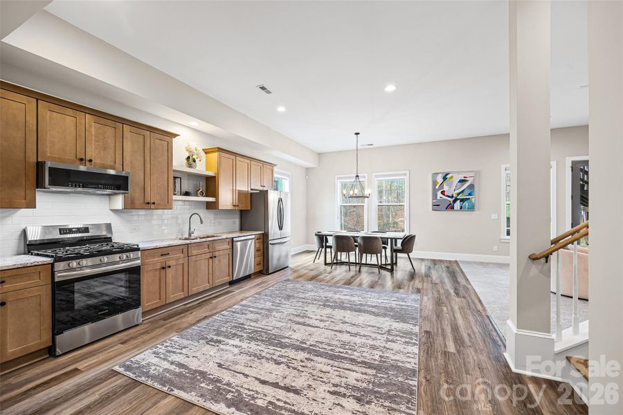 Furnished interior view inside a new home in , Charlotte (Image 34).