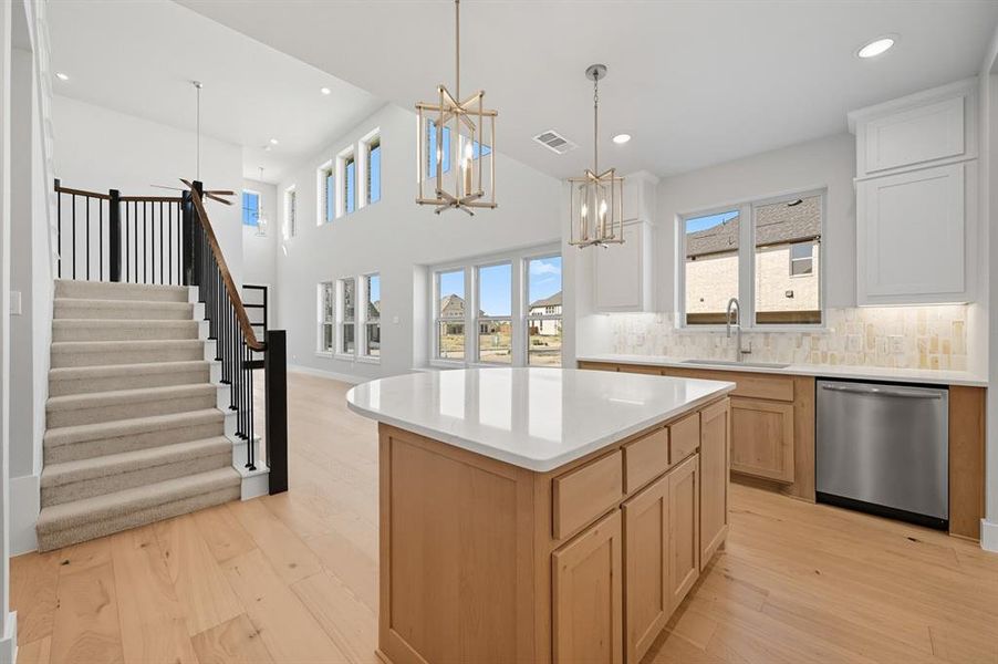 Furnished interior view inside a new home in Mosaic: 40ft. lots, Prosper (Image 6).