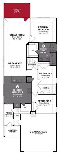 2D floor plan layout of this home in Montgomery Ridge, Montgomery, TX (Image 5). 2D floor plan layout of this home in Montgomery Ridge, Montgomery, TX (Image 5).