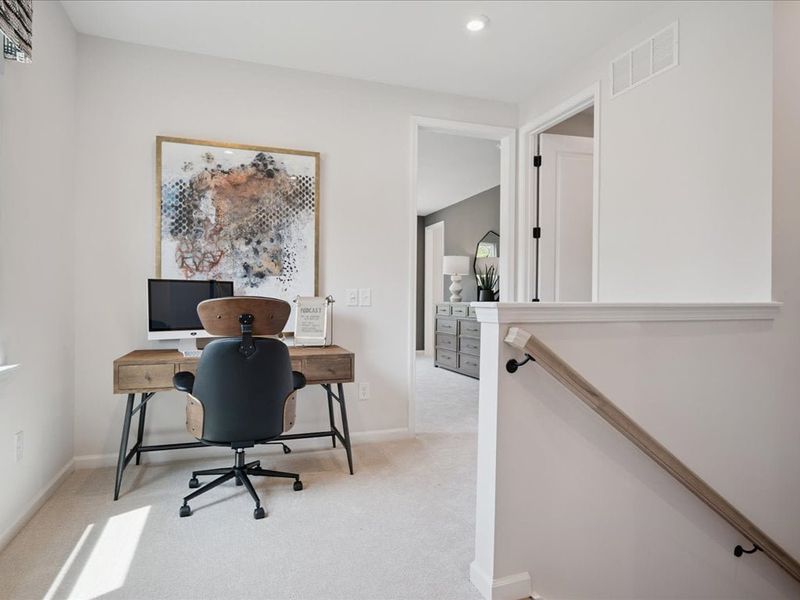 Representative furnished interior of a home built from the Mayes by Tri Pointe Homes in Millstone, Cramerton (Image 15). Representative furnished interior of a home built from the Mayes by Tri Pointe Homes in Millstone, Cramerton (Image 15).