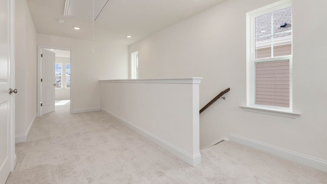Furnished interior view inside a new home in The Grove at Neill's Pointe, Angier (Image 15).