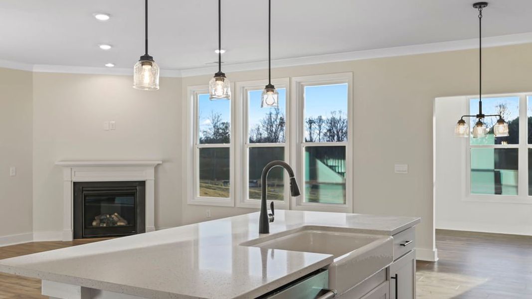Furnished interior view inside a new home in Cottonwood Ridge, Piedmont (Image 11).