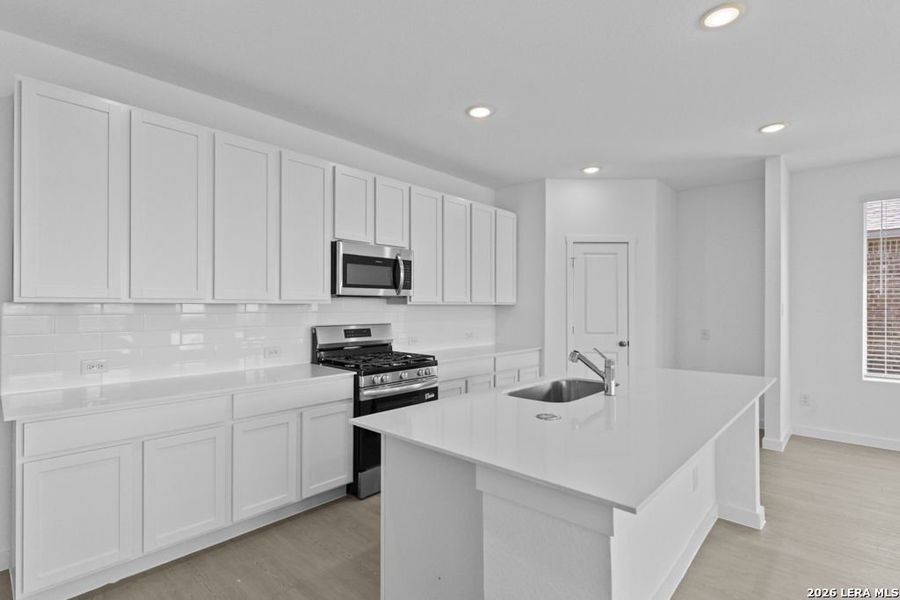 Furnished interior view inside a new home in Brookmill, San Antonio (Image 7).