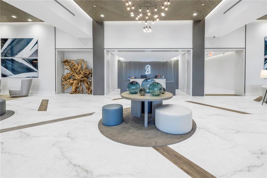 Furnished interior view inside a new home in , St. Petersburg (Image 49).