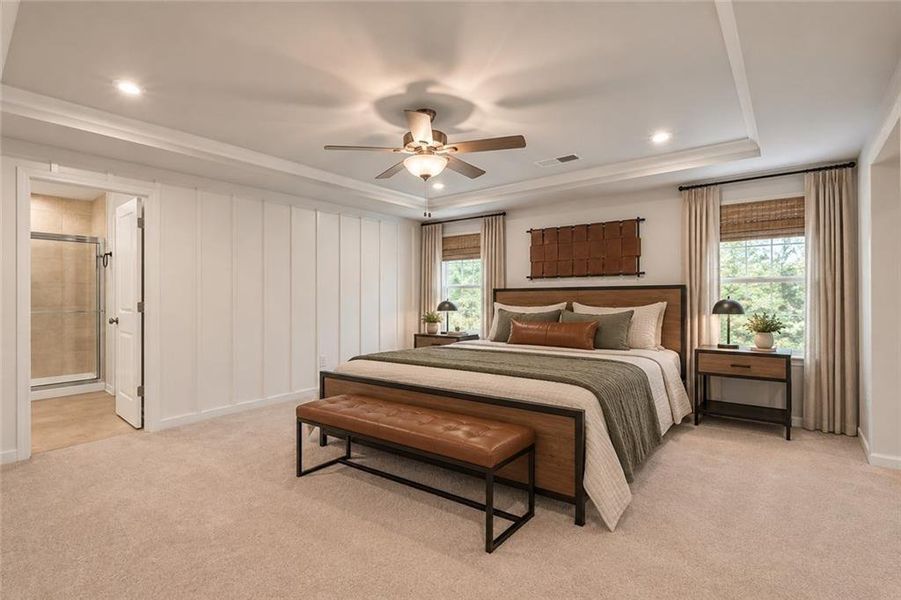Furnished interior view inside a new home in Berkeley Mill, Cumming (Image 13).
