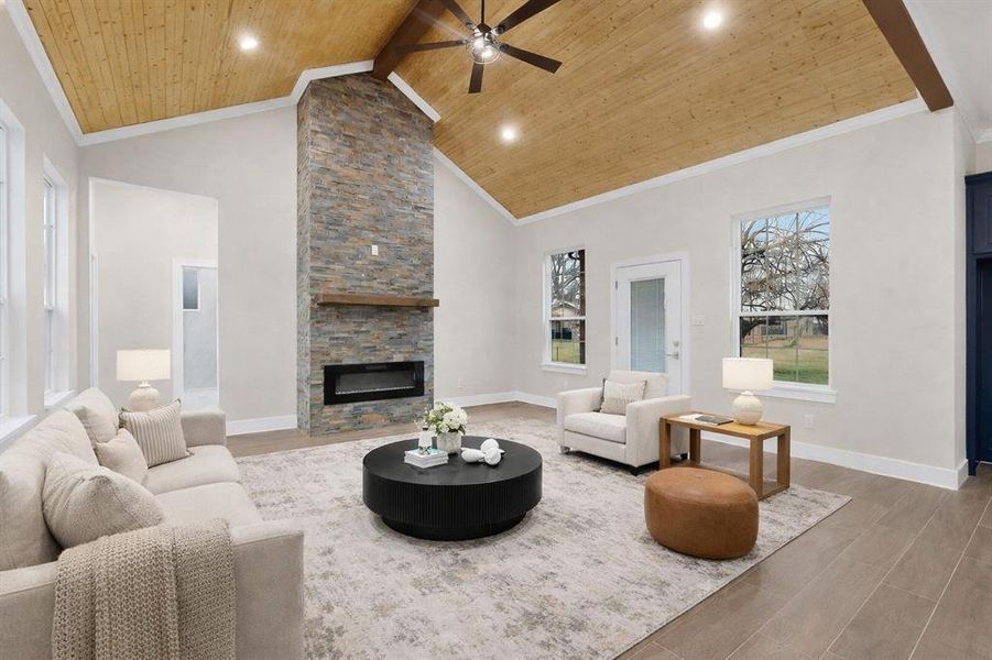 virtual image to show potential