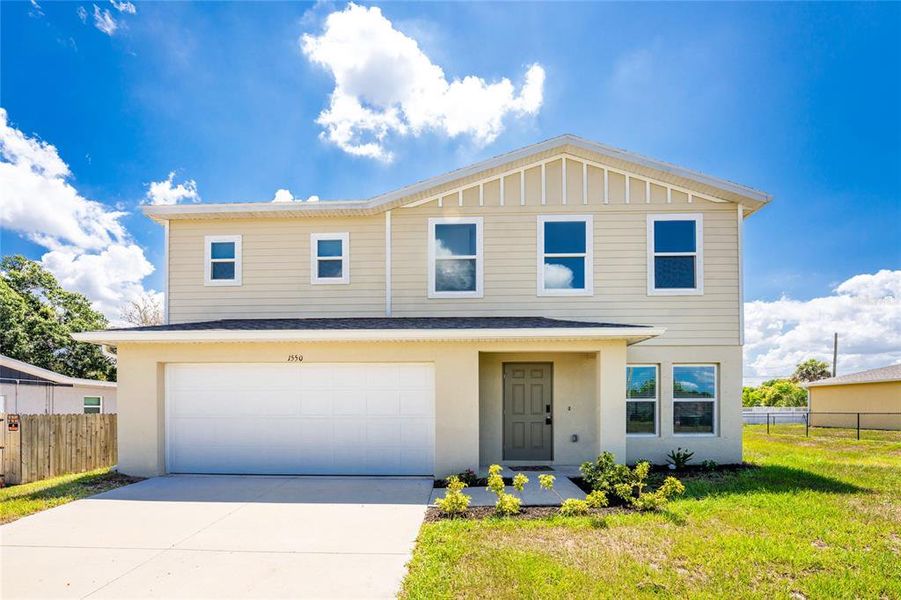 Front exterior of a new home in , Port Charlotte, FL, highlighting curb appeal (Image 28).