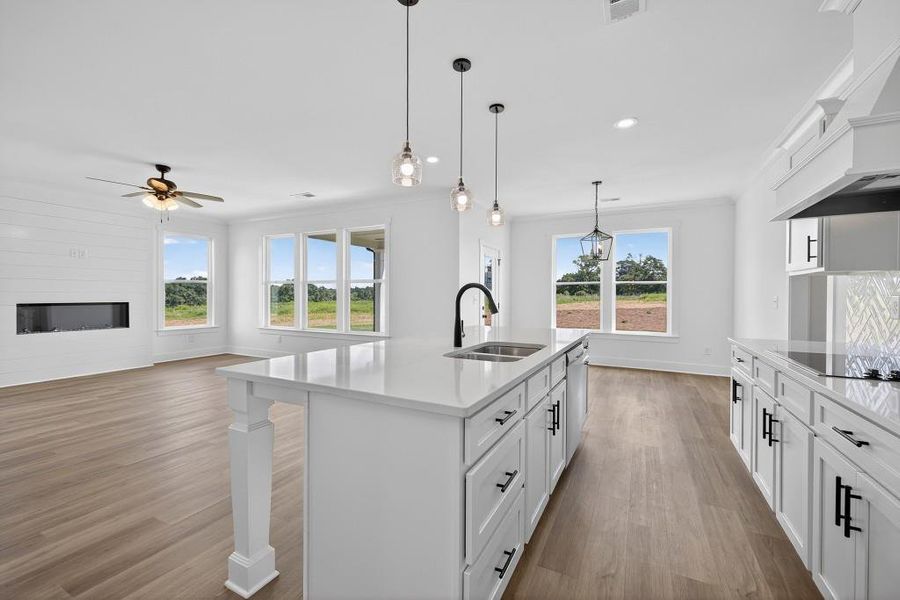 Furnished interior view inside a new home in Magnolia Ridge, Monroe (Image 4).